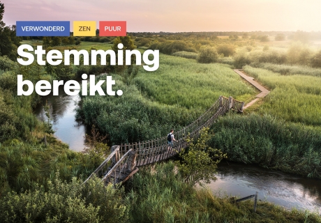 Stemming bereikt - campagnebeeld Vlaanderen Vakantieland