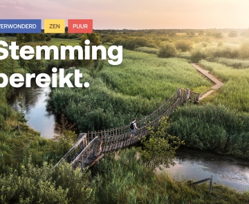 Stemming bereikt - campagnebeeld Vlaanderen Vakantieland